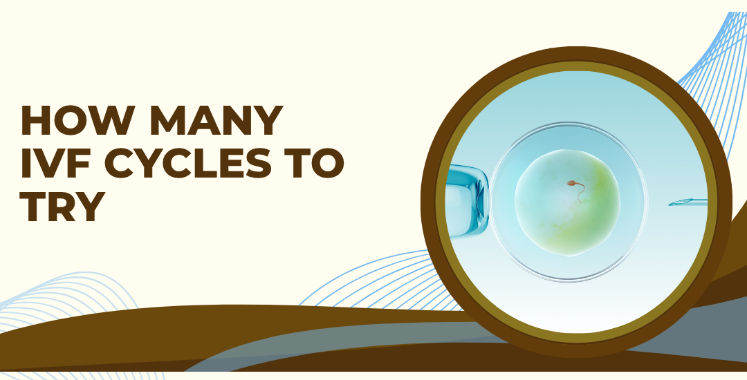 How many IVF cycles should someone try before stopping?